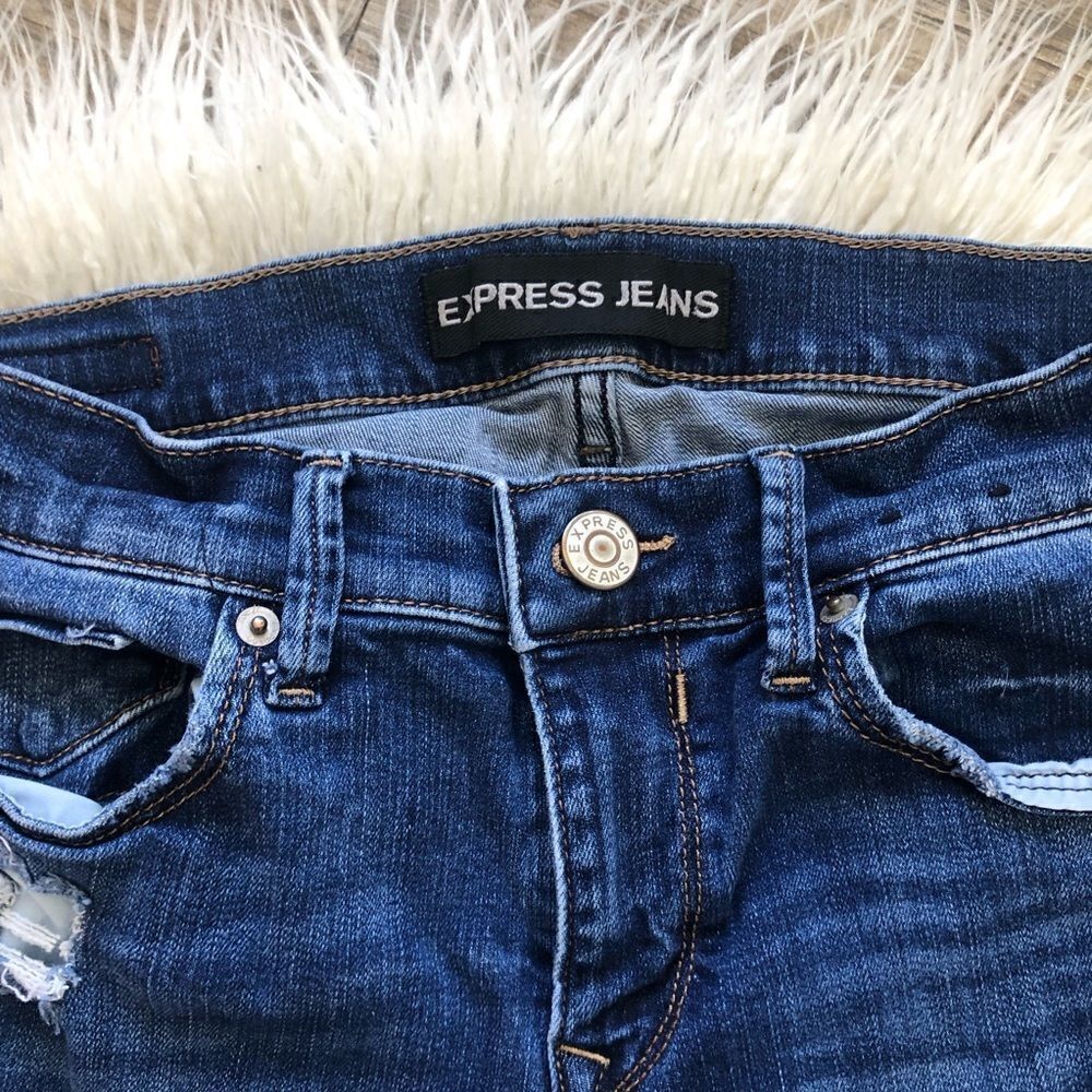 Destroyed Express Jeans - Picture 4 of 8